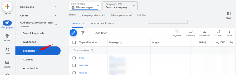 Location-tab-in-Google-Ads-UI